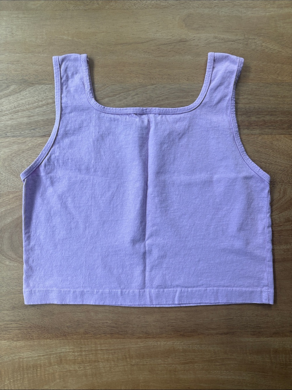 Lilac Retro Graphic Crop Tank Top - Picture 3 of 7